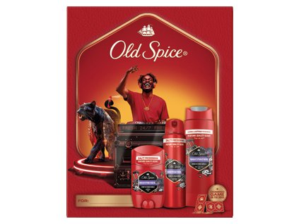 Old Spice darčeková sada pre mužov Nightpanter (sprchovací gél 250ml, deo stick 50ml + deo sprej 150ml) Domino