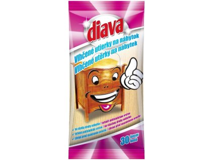Diava vlhčené utierky na nábytok 30ks