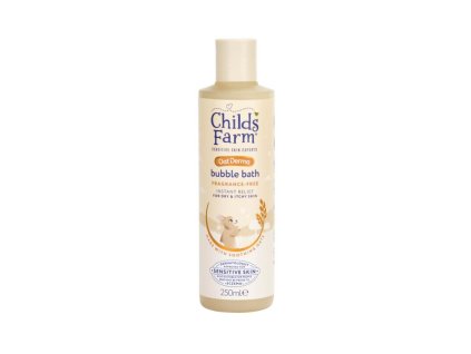 CHILDS FARM Oat Derma Bublinkový kúpeľ bez parfumácie, 250 ml