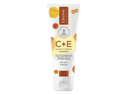 LIRENE Vitamín Energy C+E Revitalizujúci enzymatický peeling, 75 ml