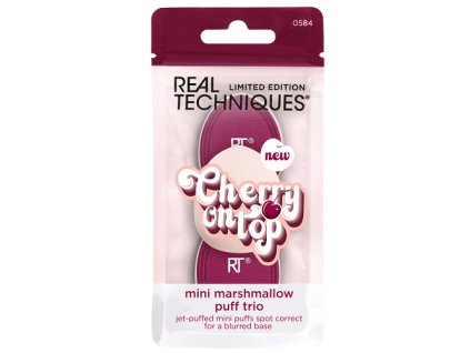 REAL TECHNIQUES Cherry On Top Mini hubky Marshmallow Powder Puffs