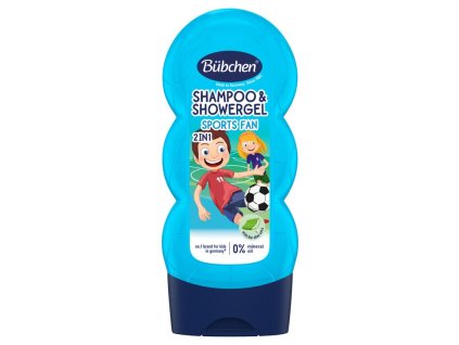 BÜBCHEN KIDS Šampón a sprchový gél 2v1 Sport 230 ml