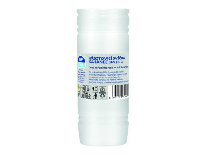 Tip Line chrb.sviečka parafínová 160g biela