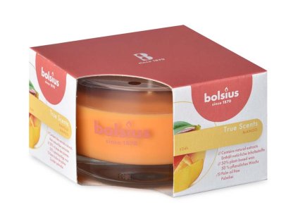 Bolsius Aromatic 2.0 Vonná sviečka v skle, 80x50mm, Mango
