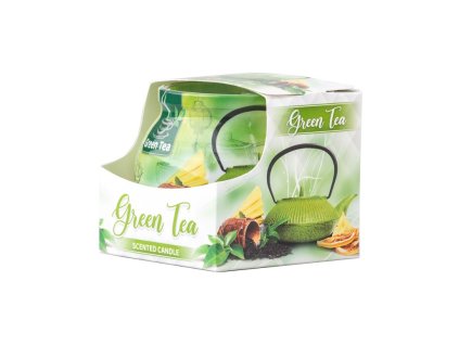 Vonná sviečka v skle dekoračná, Green tea 80 x 72 mm