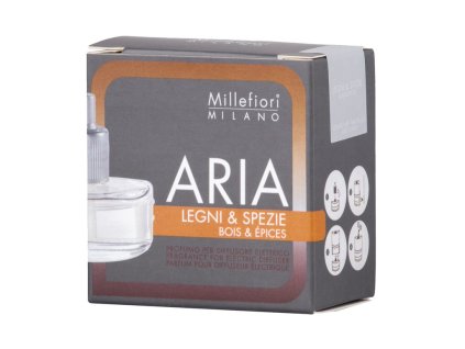 Millefiori Aria Legni & Spezie náplň do elektrického difuzéra 20 ml