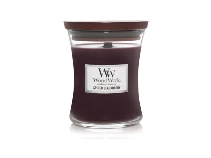 WoodWick Spiced Blackberry váza stredná