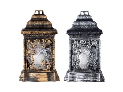 Cintorínsky lampáš 26 cm vklad 80g 32h. mix