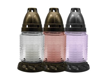 Cintorínske sklo 17cm vklad 30g 9h. mix farieb