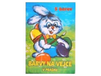Farbičky na vajcia v prášku (5ks/sac) mix