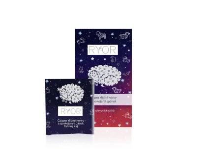 caj klidne nervy a spokojeny spanek se sackem odraz