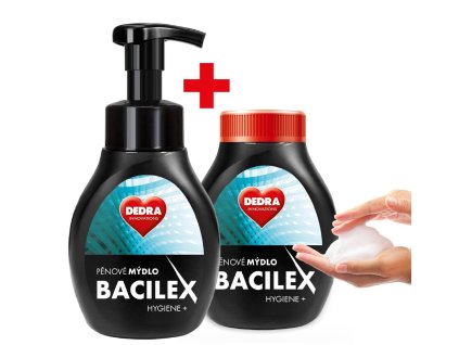 BACILEX | Pěnové mýdlo s antimikrobiální přísadou | 2×300 ml | výhodná sada 2 ks