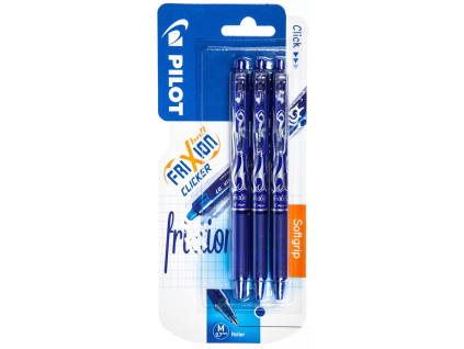 PILOT Frixion Clicker 0,7mm modrá 3 ks
