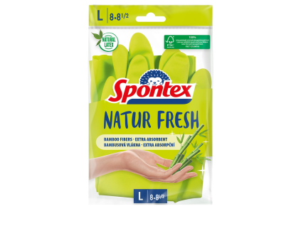 Spontex Natur Fresh Rukavice veľ. L 1 ks