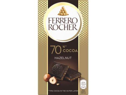 Ferrero Rocher tabliet 70% kakao 90g