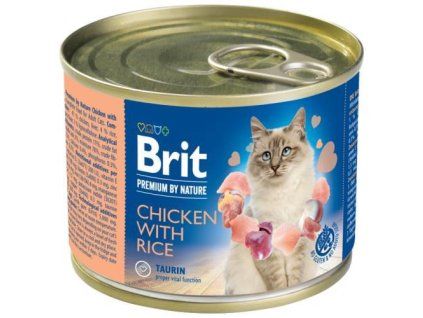 Brit Premium konzervy chicken with rice 200g
