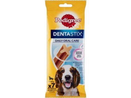 Pedigree pochúťka dentastix medium 7pack 180g