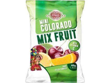 Európa hard candy mini colorado mix fruit 40g