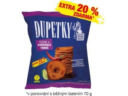 Dupetky pečené + chilli + lime (+20% navyše) 84g