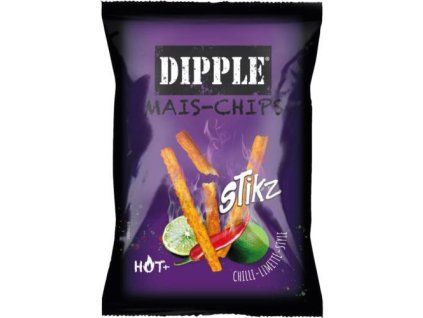 Dipple mais-chips stikz chilli limette style 90g