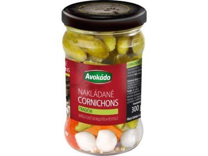 Avokádo cornichons tradičné 300g/150g