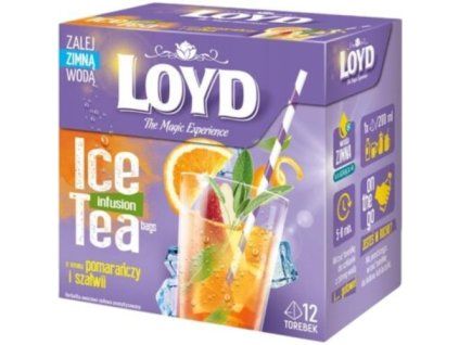 Loyd Tea pyramída cold brew pomaranč šalvia 30g