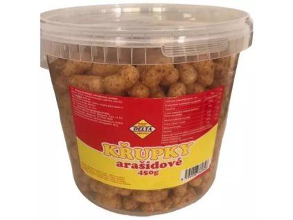 Delta chrumky arašidové vedierko 450g