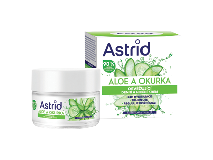 ASTRID krém 50ml Aloe a uhorka deň + noc