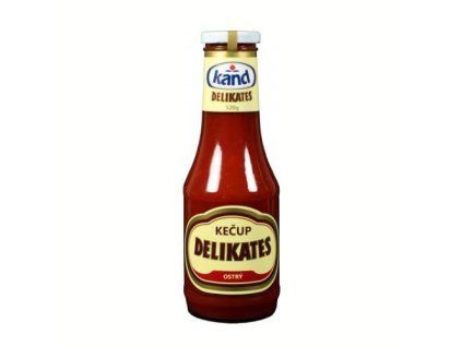 Delikates kečup ostrý 520g