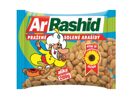 ArRashid Arašidy pražené solené 6 x 200 g