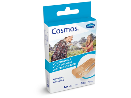 HARTMANN Cosmos Vodeodolná náplasť 2 veľkosti 20 ks