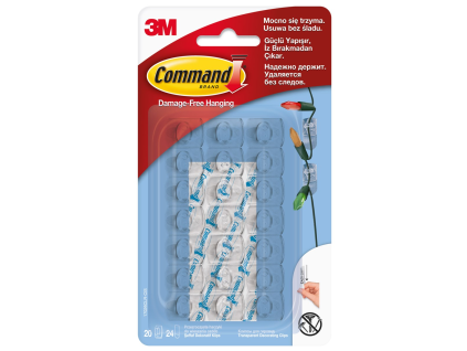 COMMAND Háčiky dekoračné 3M 20 ks
