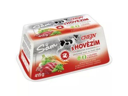 Kŕdeľ sam konzerva s hovädzím p 415g