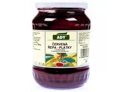 Ady červená repa 660g plátky