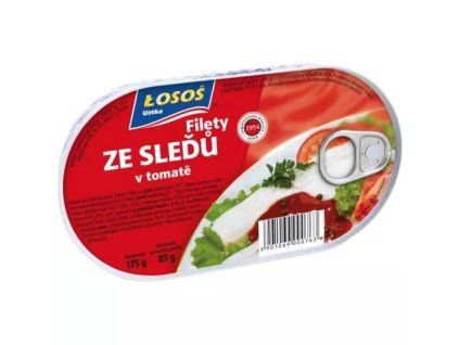 Losos sledí filety v tomate 175g