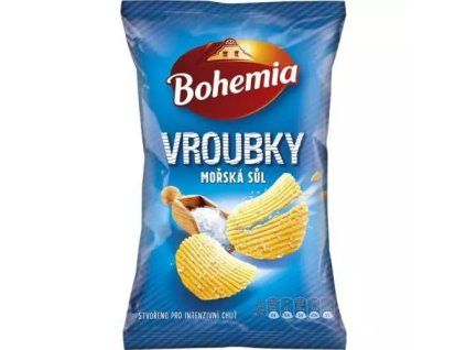 Bohemia vrúbkované morská soľ 120g