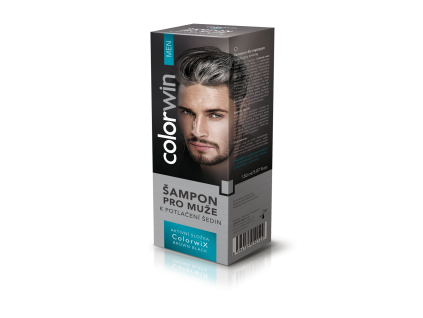 Colorwin men šampón 150ml potlač šedín