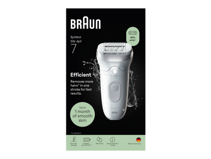 Braun Silk épil 7 Epilátor7-000 Strieborný