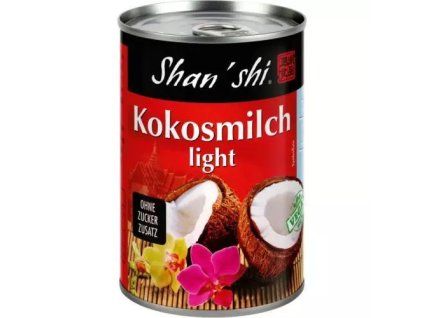 Shan Shi kokosové mlieko light 400ML