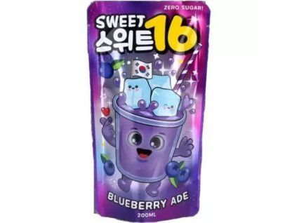 SWEET16 Blueberry Ade Zero Sugar 200ML KR