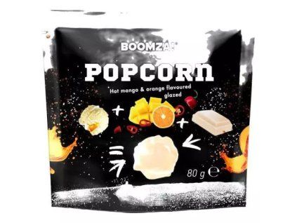 Boomza popcorn hot mango orange 80g (UKR)