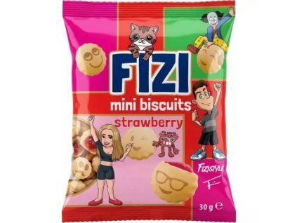 Fizi Mini biscuits strawberry 30g