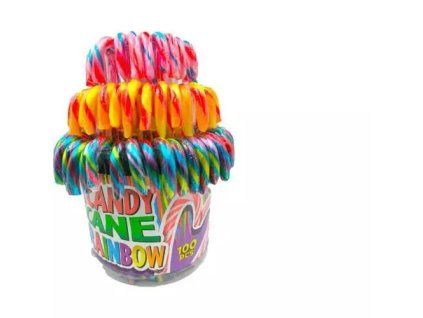 JimmyFox candy cane 100ks rainbow 1400g