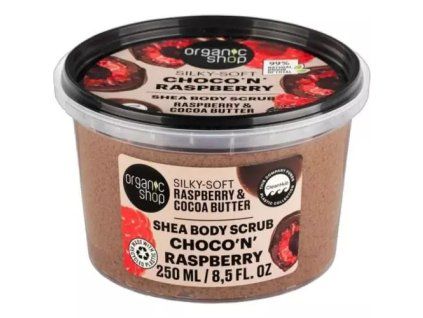 Organic Shop telový peeling 250ml Choco&Raspberry LE