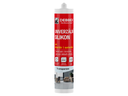 Debbex Univerzálny silikón 280ml tran