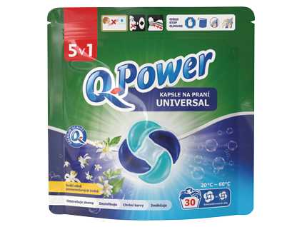 Q Power pracie kapsule 30PD Universal 5v1