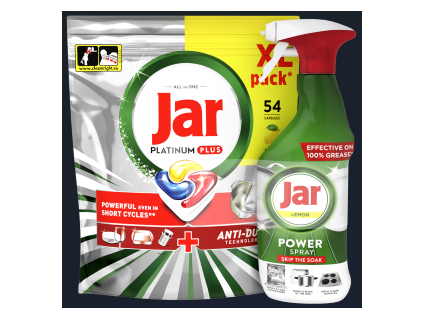 Jar tab PlatPlus 54ks + Spray 500ml Lemon