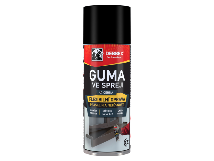 Debbex Guma v spreji 400ml čierna