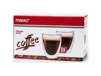 MAXXO Šálka dvojstenná Coffee 235 ml 2 ks