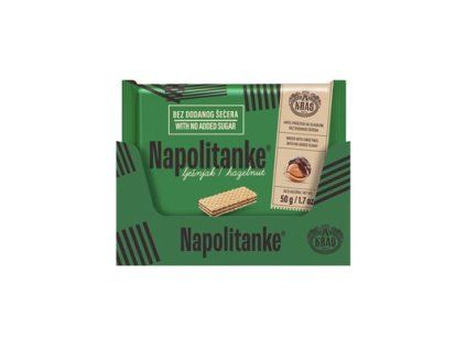 KRAŠ Napolitanke orech 24 x 50 g
